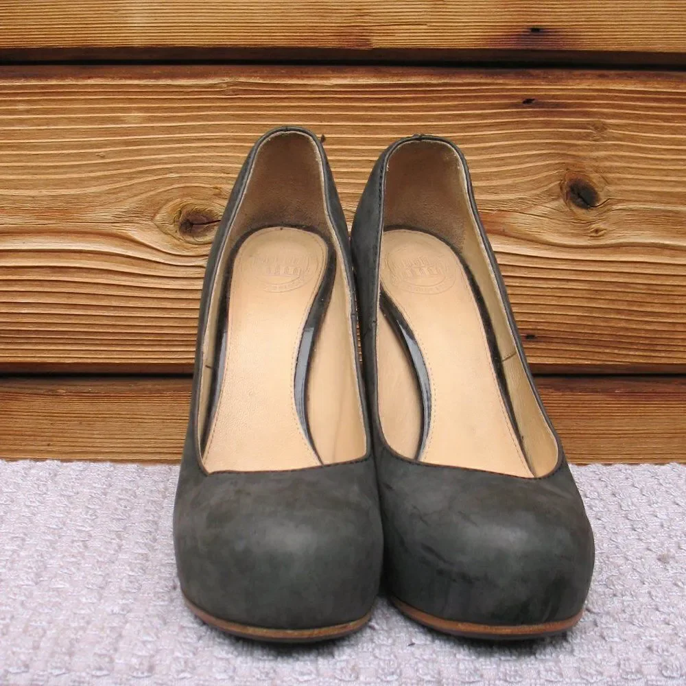 Acne Studios Vega Block Heel Court Shoes Heels